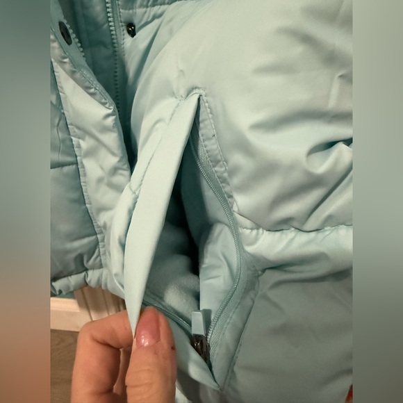 Hollister Gilly Hicks Convertible Multiway Sky Blue Puffer Jacket - Size Small - Picture 10 of 15